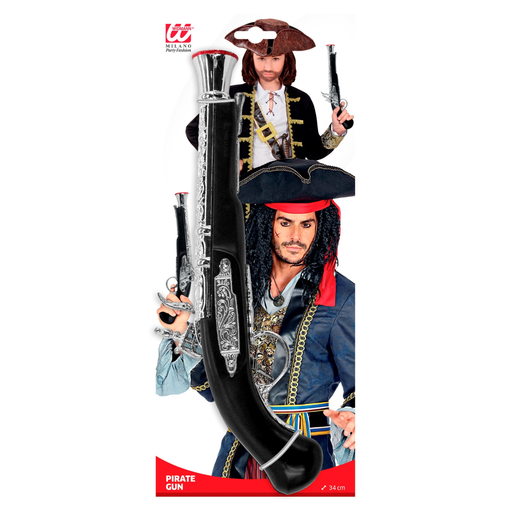 PISTOLA PIRATA ANTICA ACCESSORI PER ABITO VESTITO TRAVESTIMENTO CARNEVALE BAMBINO