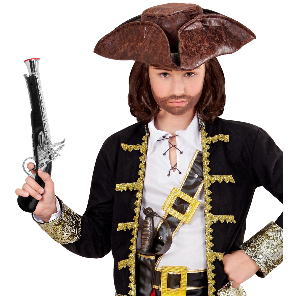 PISTOLA PIRATA ANTICA ACCESSORI PER ABITO VESTITO TRAVESTIMENTO CARNEVALE BAMBINO