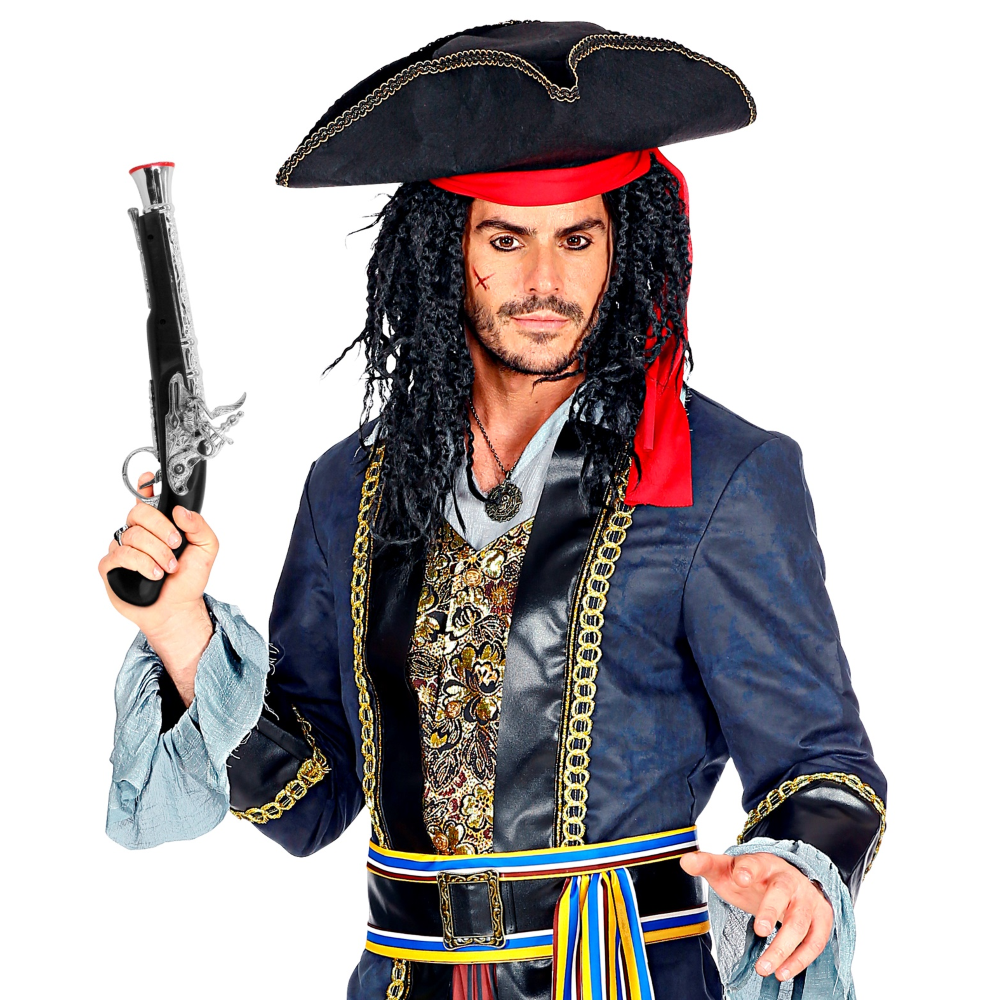 PISTOLA PIRATA ANTICA ACCESSORI PER ABITO VESTITO TRAVESTIMENTO CARNEVALE BAMBINO