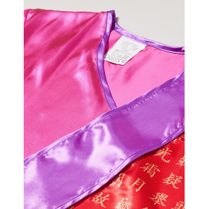 COSTUME VESTITO ABITO TRAVESTIMENTO CARNEVALE GEISHA KIMONO E CINTURA 5/13 ANNI - 3871