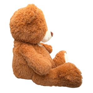 PELUCHE ORSO CON SCATOLA PUPAZZO IN MORBIDO POLIESTERE DA 70 CM IDEA REGALO - 23P23/60