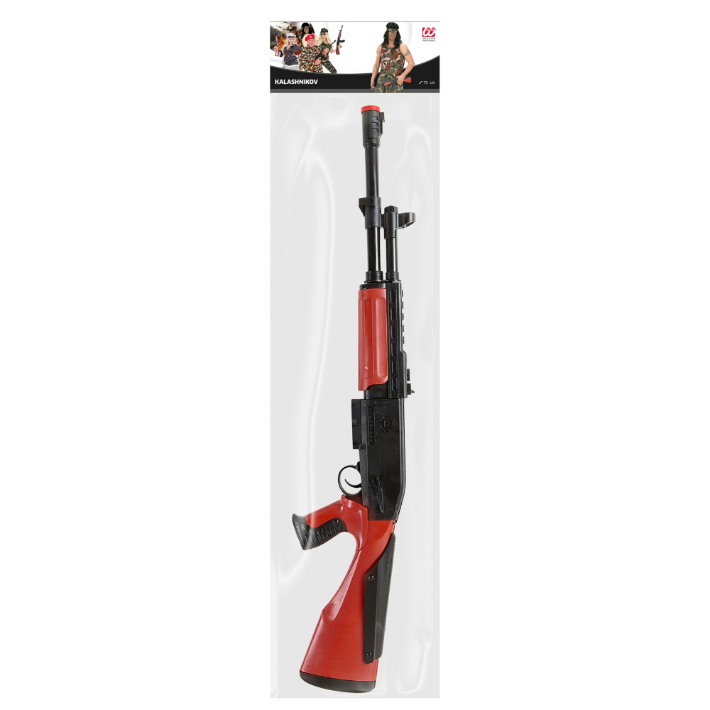 FUCILE D' ASSALTO KALASHNIKOV ACCESSORI PER ABITO VESTITO TRAVESTIMENTO CARNEVALE BAMBINO