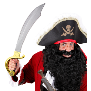 SCIABOLA PIRATA ACCESSORI PER ABITO VESTITO TRAVESTIMENTO CARNEVALE BAMBINO