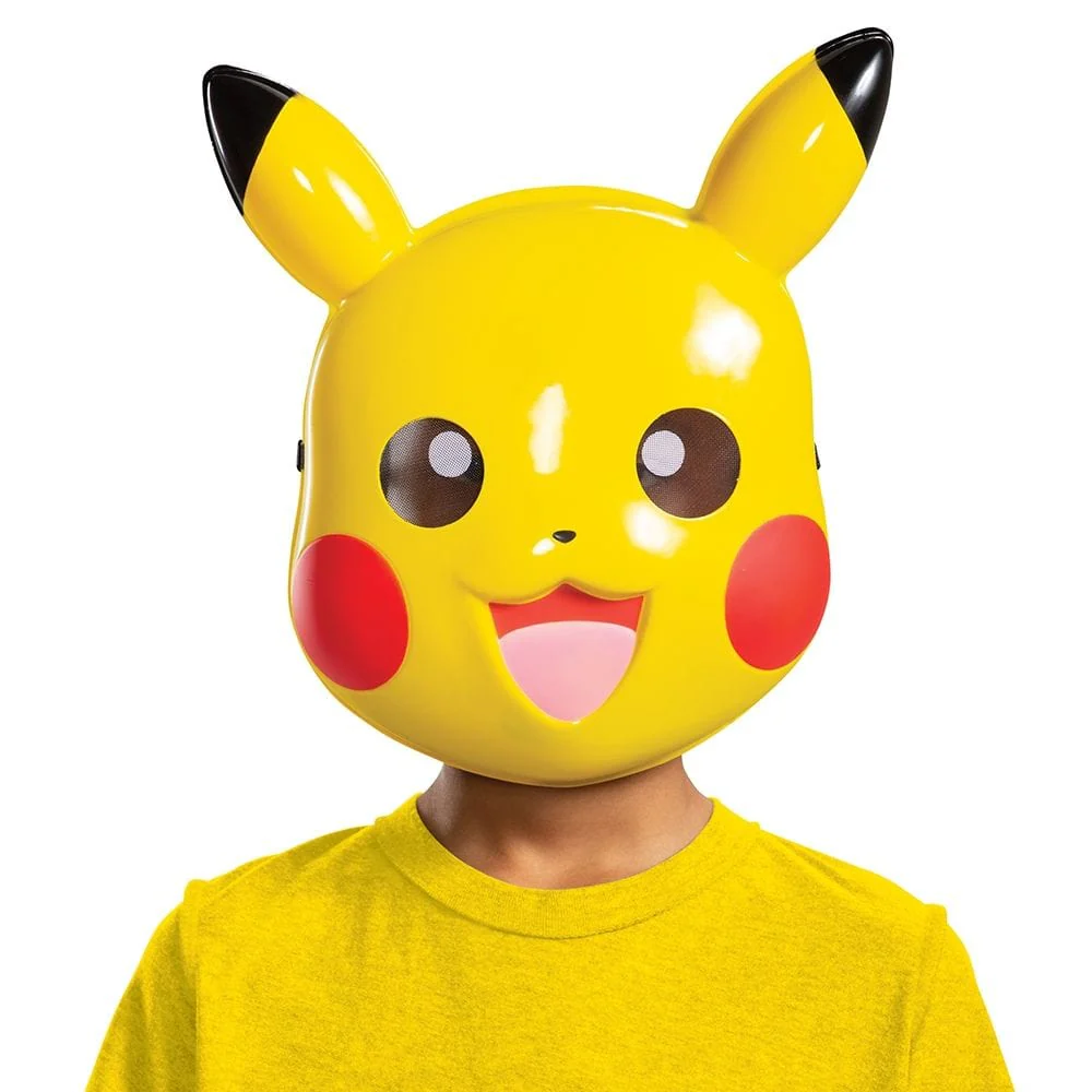 COSTUME PIKACHU POKÉMON TUTA INTERA MASCHERA TRAVESTIMENTO CARNEVALE FESTA IN MASCHERA - 90121