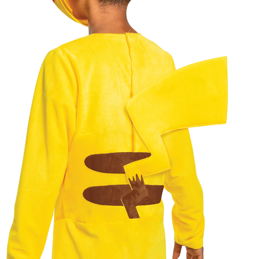 COSTUME PIKACHU POKÉMON TUTA INTERA MASCHERA TRAVESTIMENTO CARNEVALE FESTA IN MASCHERA - 90121