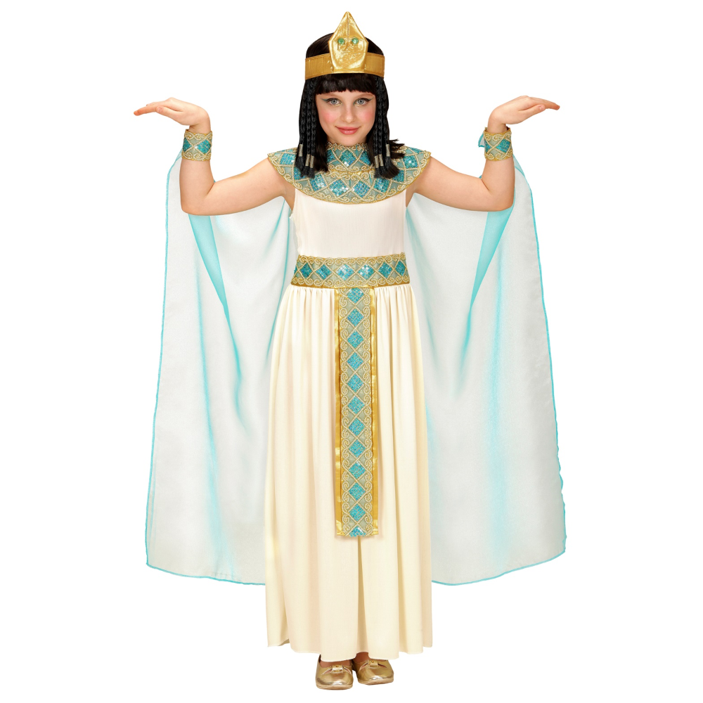 COSTUME VESTITO ABITO TRAVESTIMENTO CARNEVALE CLEOPATRA BAMBINA - 4942