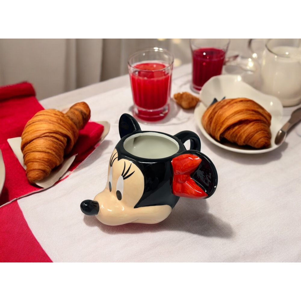 TAZZA 3D MINNIE DISNEY IN CERAMICA 355 ML IN CONFEZIONE - 78291
