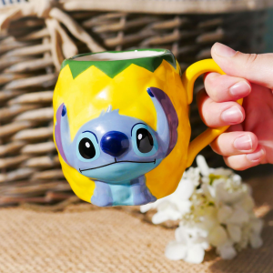 TAZZA 3D STITCH DISNEY IN CERAMICA 415 ML IN CONFEZIONE - 78760