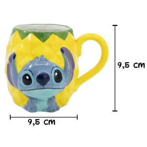 TAZZA 3D STITCH DISNEY IN CERAMICA 415 ML IN CONFEZIONE - 78760