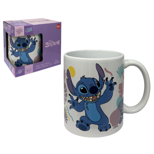 TAZZA MUG STITCH DISNEY IN CERAMICA 325 ML IN CONFEZIONE - 88140