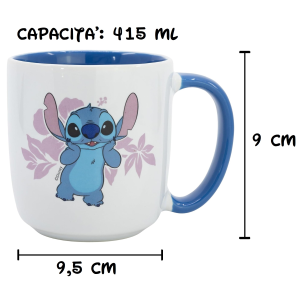 TAZZA MUG STITCH DISNEY IN CERAMICA 385 ML IN CONFEZIONE - 75868
