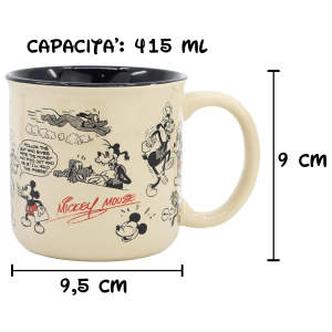 TAZZA MUG TOPOLINO DISNEY IN CERAMICA 414 ML IN CONFEZIONE - 75574
