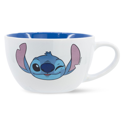 TAZZA LARGA STITCH DISNEY IN CERAMICA 740 ML IN CONFEZIONE - 75869