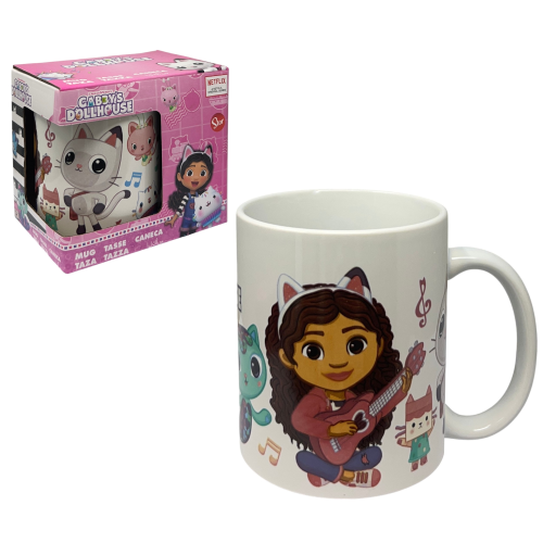 TAZZA MUG GABBY'S DOLLHOUSE IN CERAMICA 325 ML IN CONFEZIONE - 88044