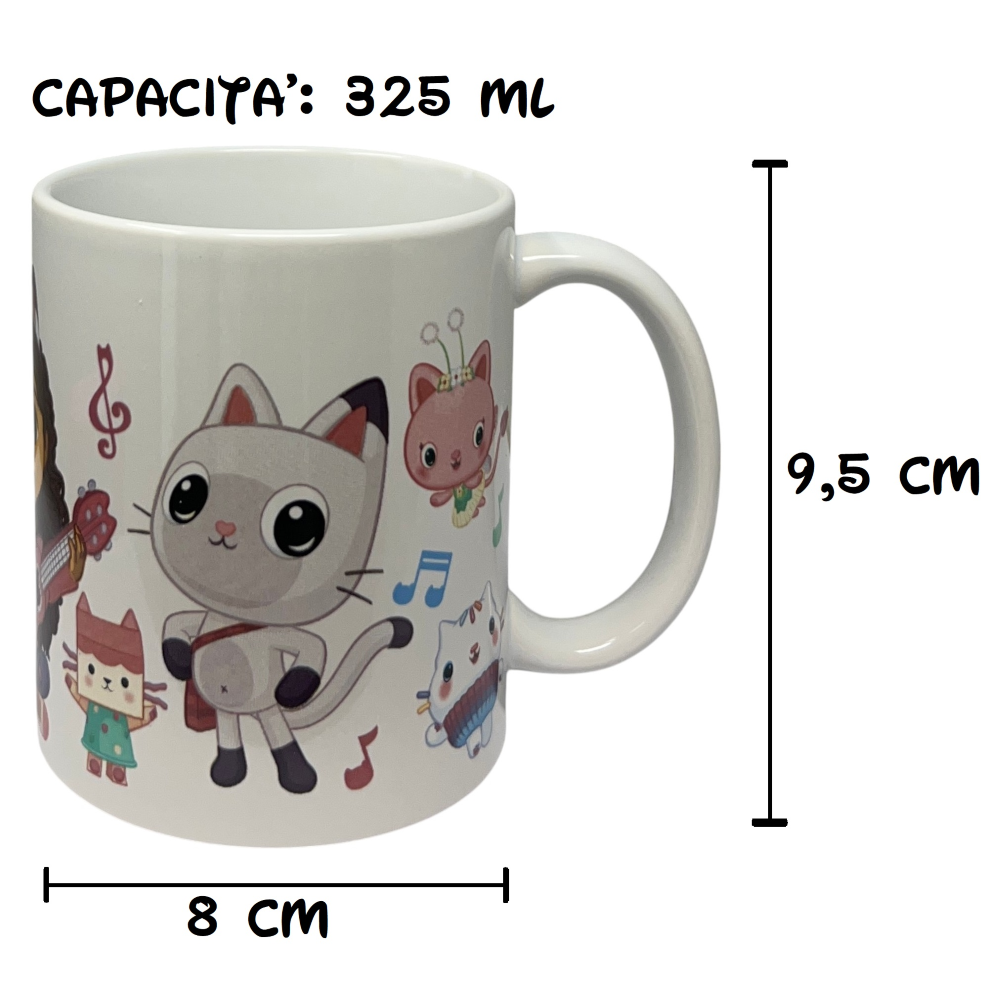 TAZZA MUG GABBY'S DOLLHOUSE IN CERAMICA 325 ML IN CONFEZIONE - 88044