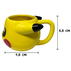 TAZZA 3D PIKACHU POKÉMON IN CERAMICA 500 ML IN CONFEZIONE - STT44674