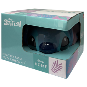 TAZZA 3D STITCH DISNEY IN CERAMICA 385 ML IN CONFEZIONE - STT78907