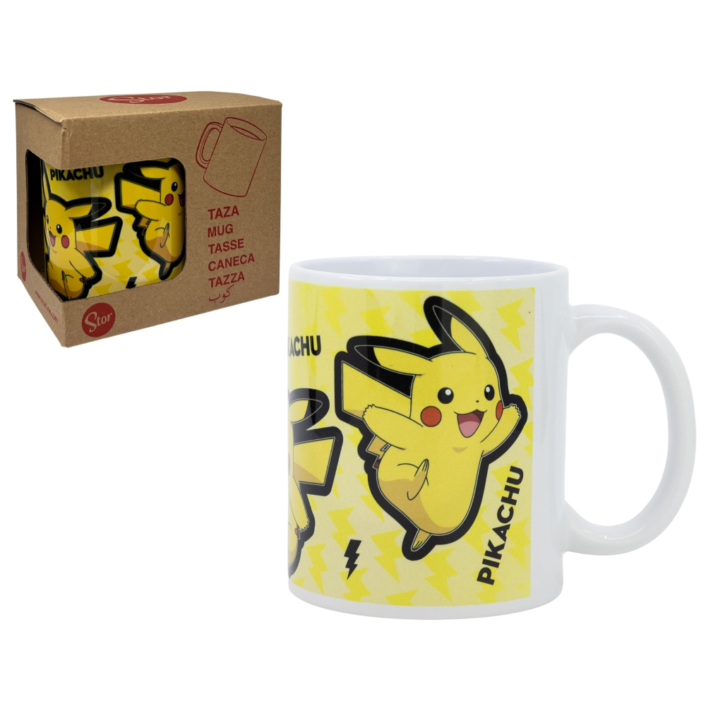 TAZZA MUG PIKACHU IN CERAMICA STAMPA SUBLIMATICA 325 ML IN CONFEZIONE - 99482