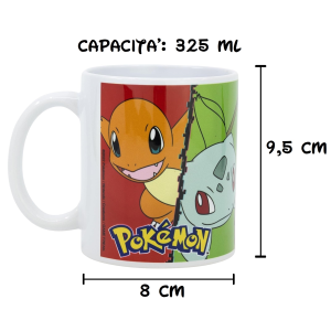 TAZZA MUG POKÉMON IN CERAMICA STAMPA SUBLIMATICA 325 ML IN CONFEZIONE - 99483
