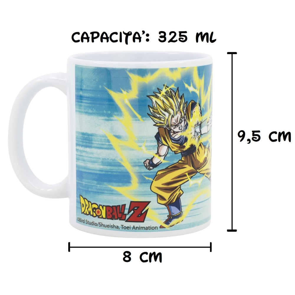 TAZZA MUG DRAGON BALL IN CERAMICA STAMPA SUBLIMATICA 325 ML IN CONFEZIONE - 99554