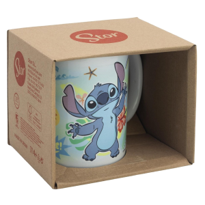 TAZZA MUG STITCH DISNEY IN CERAMICA STAMPA SUBLIMATICA 325 ML IN CONFEZIONE - 99530