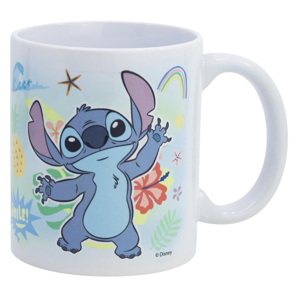 TAZZA MUG STITCH DISNEY IN CERAMICA STAMPA SUBLIMATICA 325 ML IN CONFEZIONE - 99530