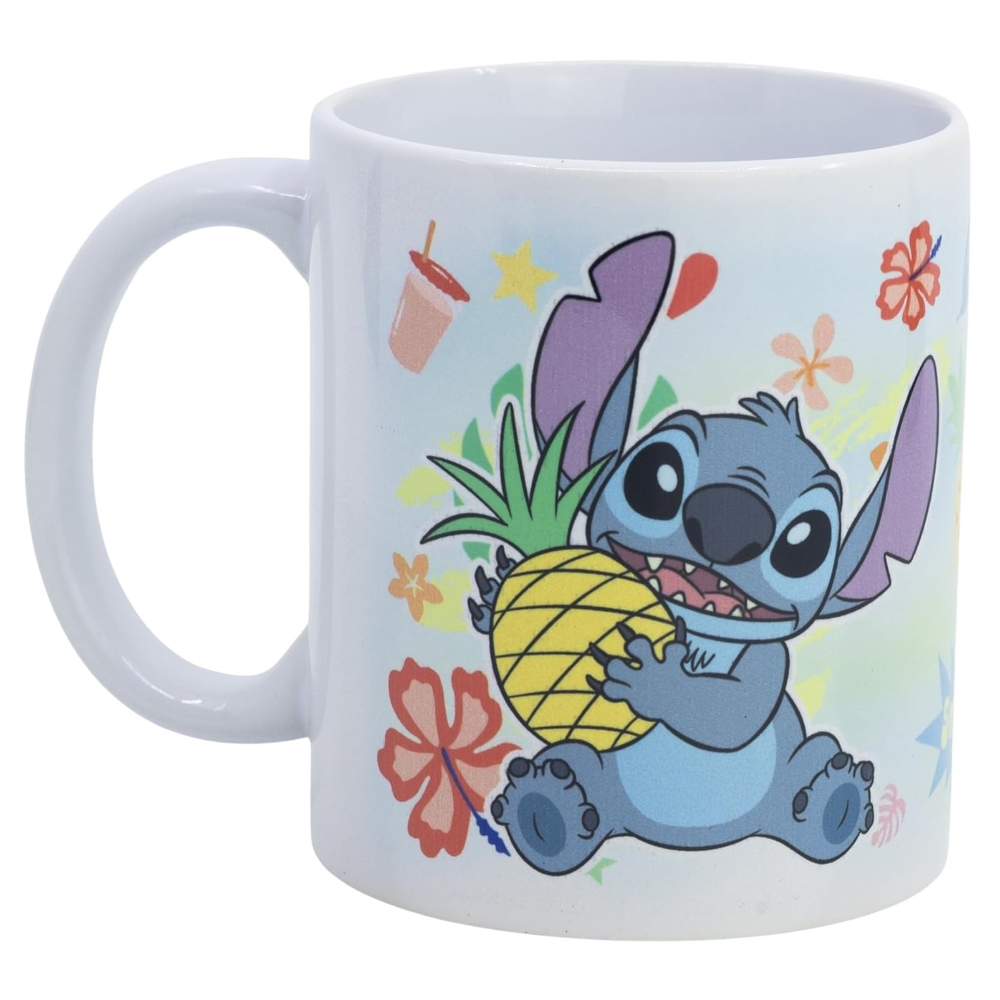 TAZZA MUG STITCH DISNEY IN CERAMICA STAMPA SUBLIMATICA 325 ML IN CONFEZIONE - 99530