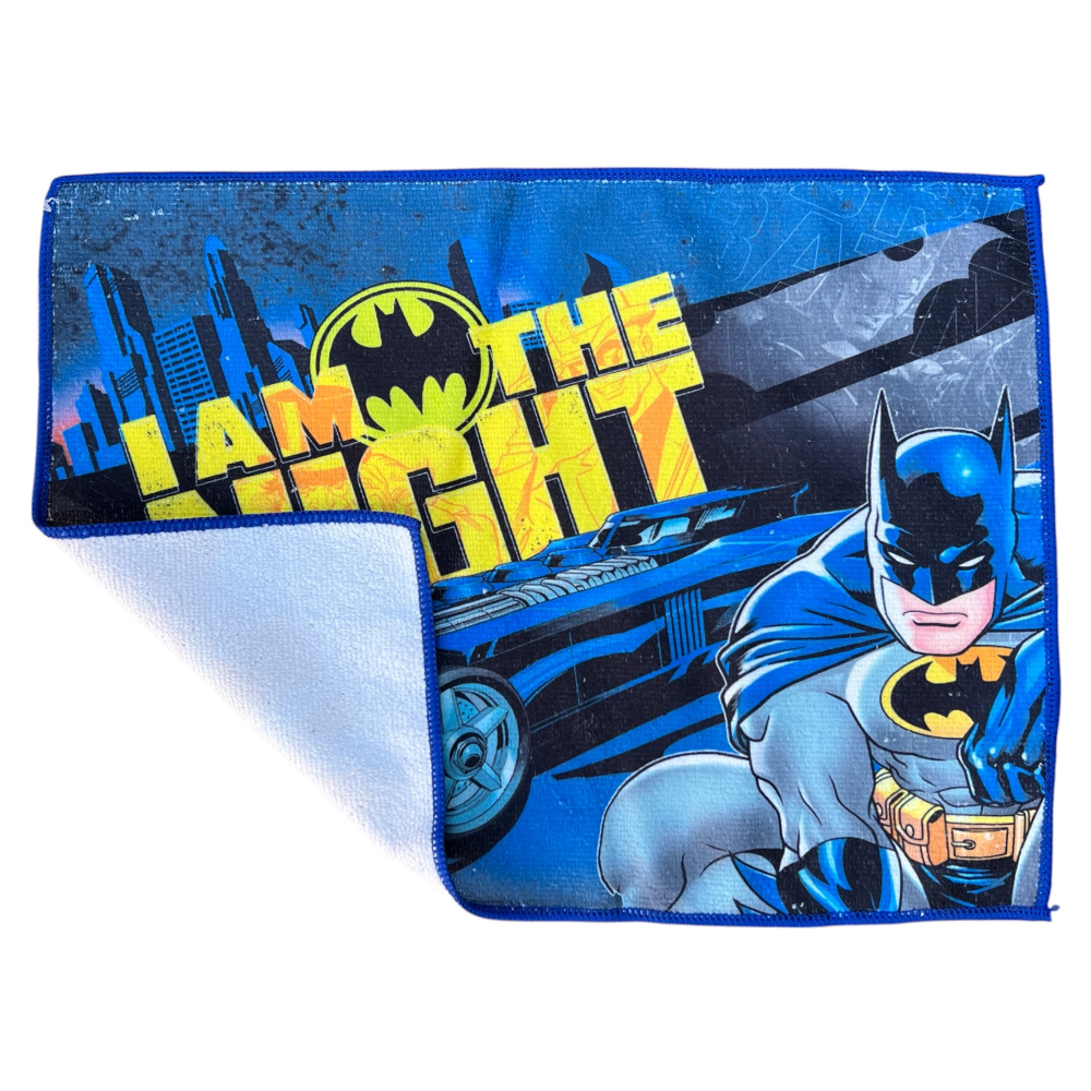 TOVAGLIETTA BATMAN DC IN TESSUTO DA COLAZIONE PRANZO CM.40X30 - BA1000