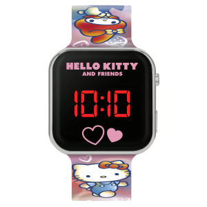 OROLOGIO A LED HELLO KITTY DA POLSO DIGITALE CON CINTURINO SILICONE - HK50151