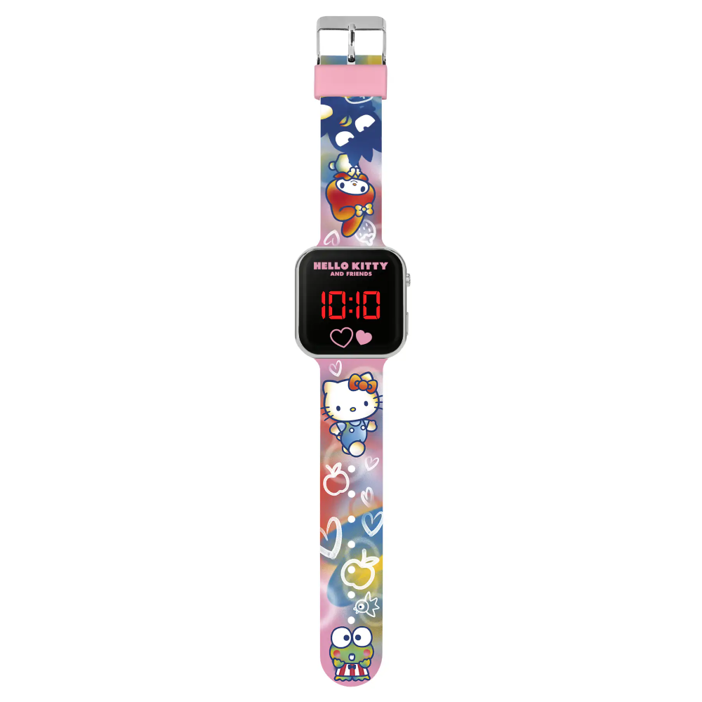 OROLOGIO A LED HELLO KITTY DA POLSO DIGITALE CON CINTURINO SILICONE - HK50151