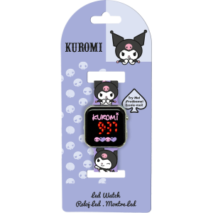 OROLOGIO A LED KUROMI HELLO KITTY DA POLSO DIGITALE CON CINTURINO SILICONE - KU00001