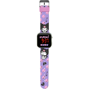 OROLOGIO A LED KUROMI HELLO KITTY DA POLSO DIGITALE CON CINTURINO SILICONE - KU00001