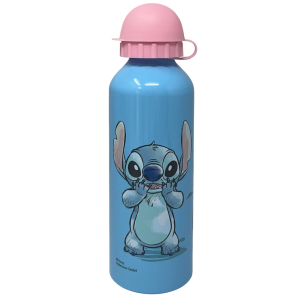 BORRACCIA IN ALLUMINIO STITCH DISNEY CON BECCUCCIO E COPERCHIO 500 ML - ST00057/R