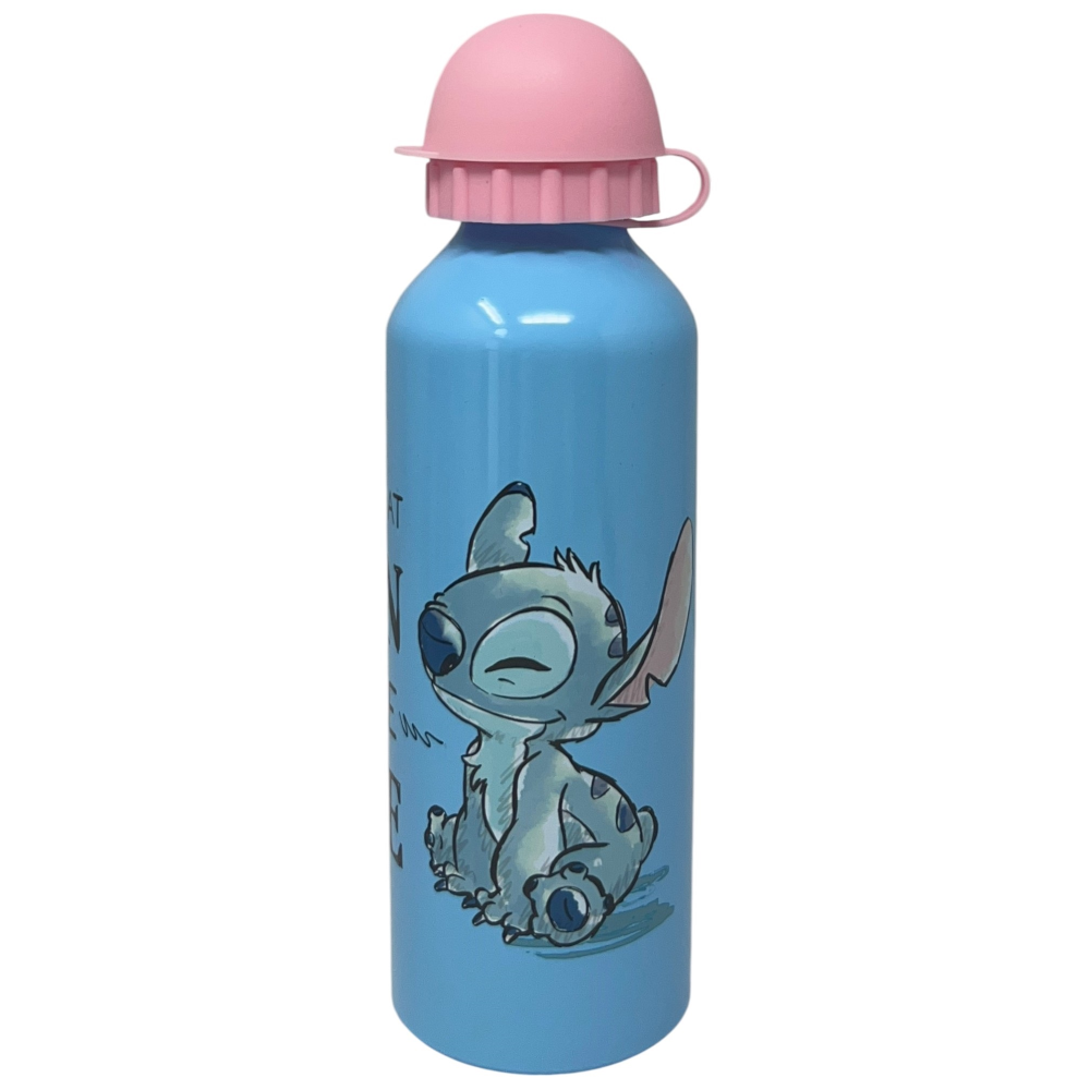 BORRACCIA IN ALLUMINIO STITCH DISNEY CON BECCUCCIO E COPERCHIO 500 ML - ST00057/R