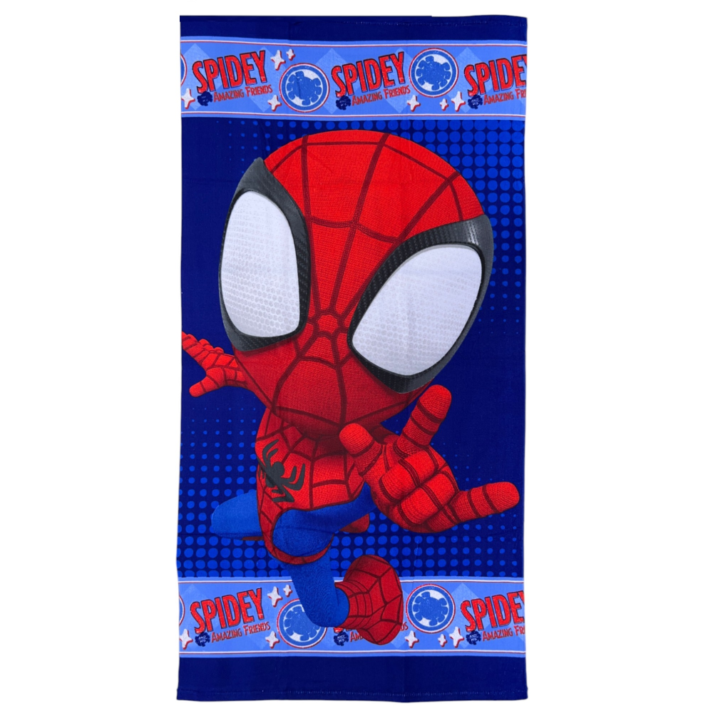 TELO MARE SPIDEY MARVEL ASCIUGAMANO PER BAMBINI IN MICROFIBRA CM 140X70 - SPI36-5072