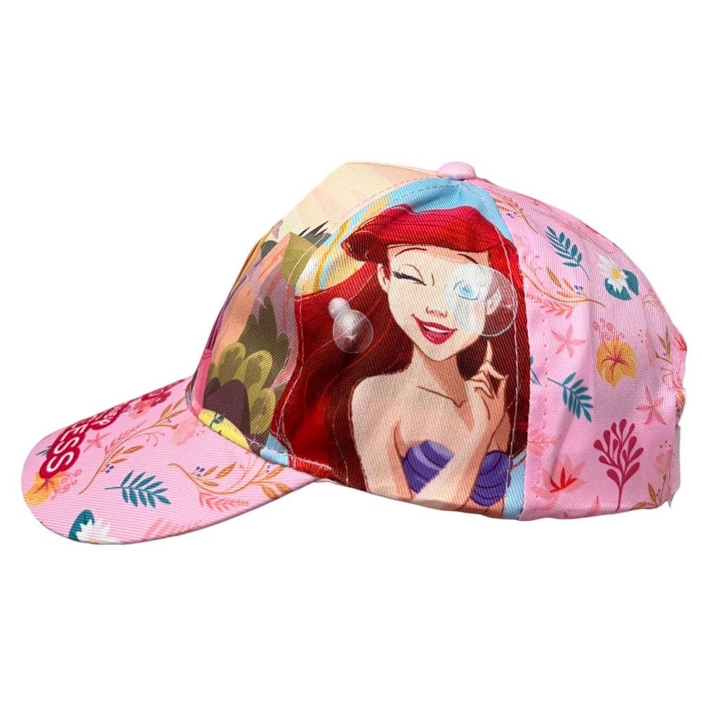 CAPPELLO CON VISIERA PRINCIPESSE DISNEY BERRETTO CON CHIUSURA REGOLABILE BAMBINA - PRI36-0111
