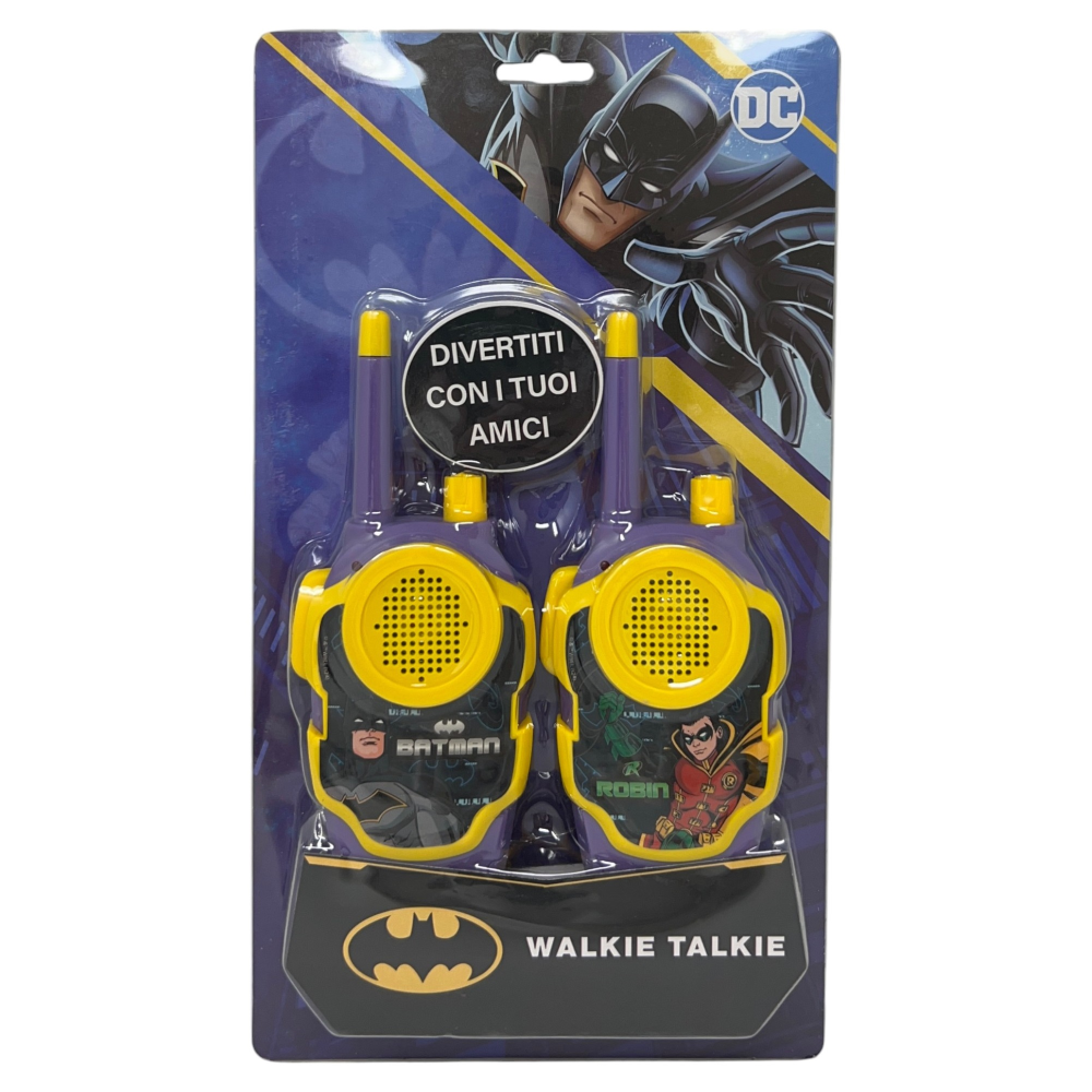WALKIE TALKIE BATMAN 2 RADIOTRASMITTENTI PER BAMBINI DISTANZA 11 METRI - BA1064