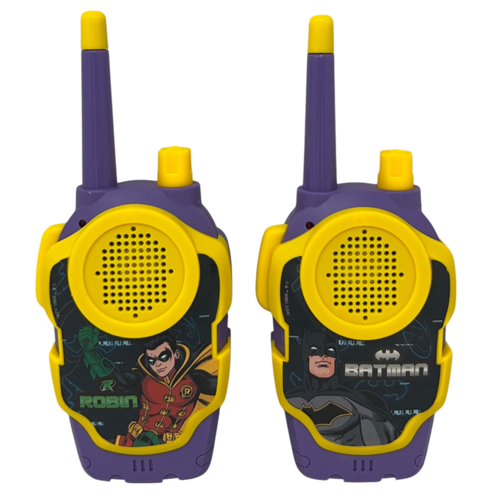 WALKIE TALKIE BATMAN 2 RADIOTRASMITTENTI PER BAMBINI DISTANZA 11 METRI - BA1064