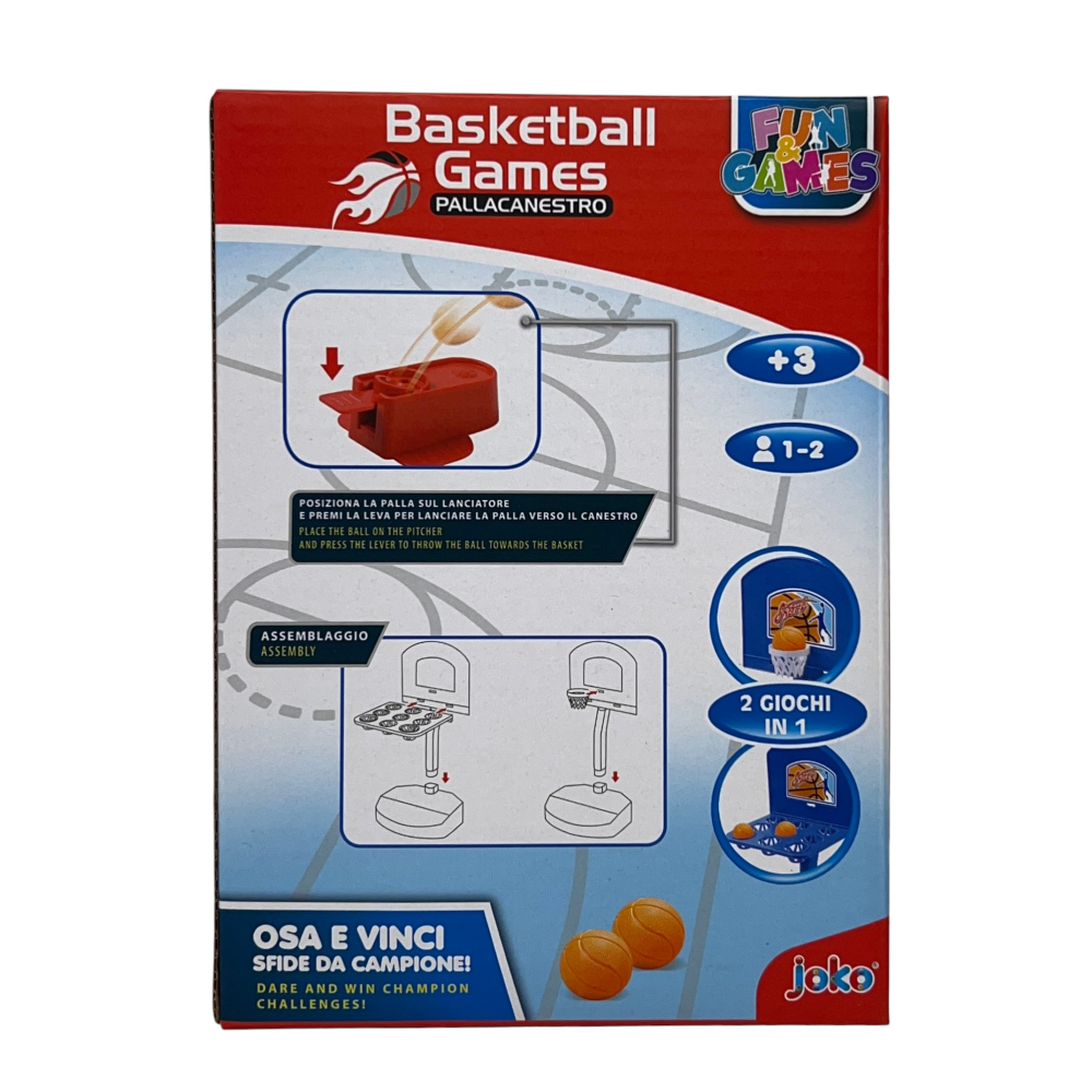 MINI BASKETBALL GIOCO DA TAVOLO PALLACANESTRO PER BAMBINI - TOY0834