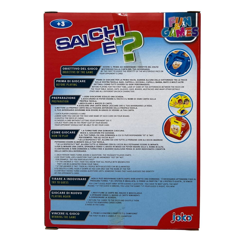 SAI CHI È? GIOCO DA TAVOLO PER BAMBINI - TOY0836