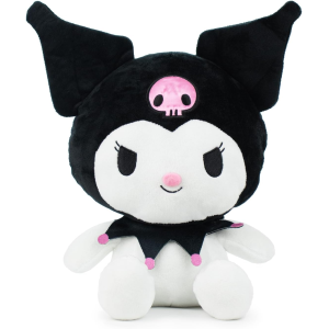 PELUCHE KUROMI SANRIO MORBIDO PUPAZZO 22 CM IN FIBRA RICICLATA - 760024095