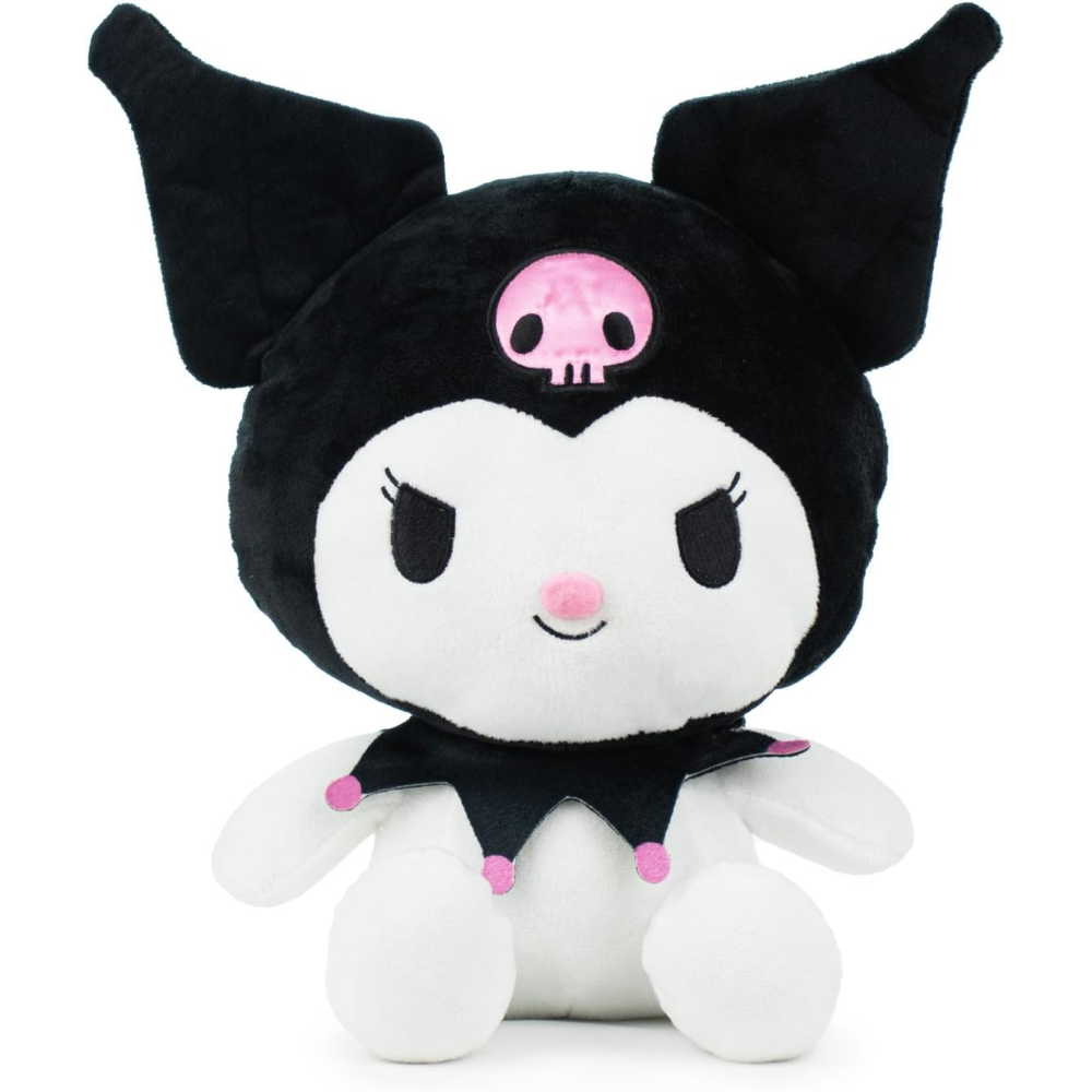 PELUCHE KUROMI SANRIO MORBIDO PUPAZZO 22 CM IN FIBRA RICICLATA - 760024095