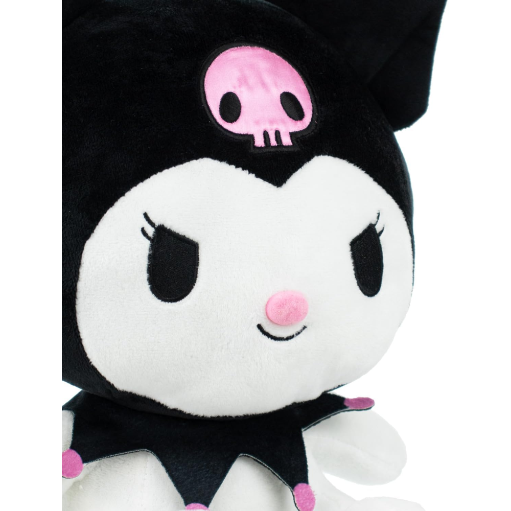 PELUCHE KUROMI SANRIO MORBIDO PUPAZZO 22 CM IN FIBRA RICICLATA - 760024095