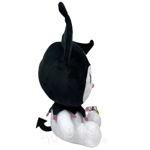 PELUCHE KUROMI SANRIO MORBIDO PUPAZZO 22 CM IN FIBRA RICICLATA - 760024095