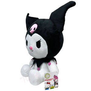 PELUCHE KUROMI SANRIO MORBIDO PUPAZZO 22 CM IN FIBRA RICICLATA - 760024095