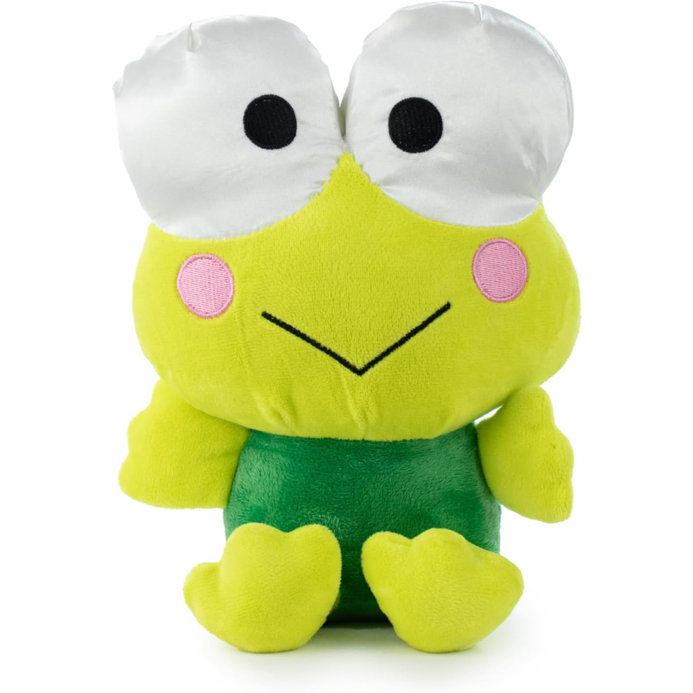 PELUCHE KEROPPI SANRIO MORBIDO PUPAZZO RANOCCHIA 25 CM IN FIBRA RICICLATA - 760024322/KEROPPI