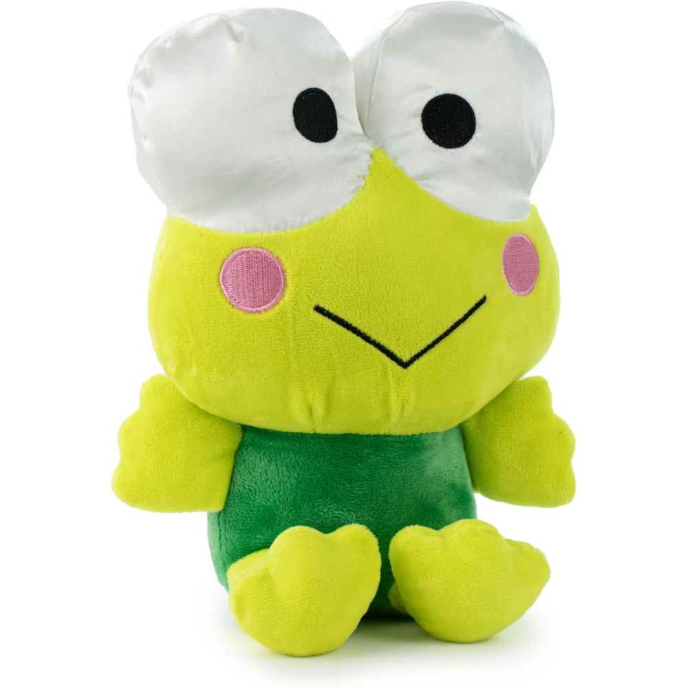 PELUCHE KEROPPI SANRIO MORBIDO PUPAZZO RANOCCHIA 25 CM IN FIBRA RICICLATA - 760024322/KEROPPI