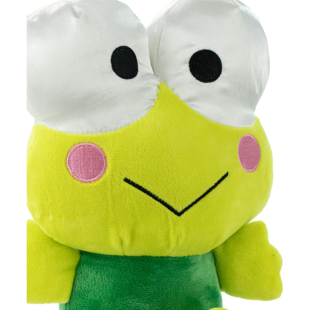 PELUCHE KEROPPI SANRIO MORBIDO PUPAZZO RANOCCHIA 25 CM IN FIBRA RICICLATA - 760024322/KEROPPI