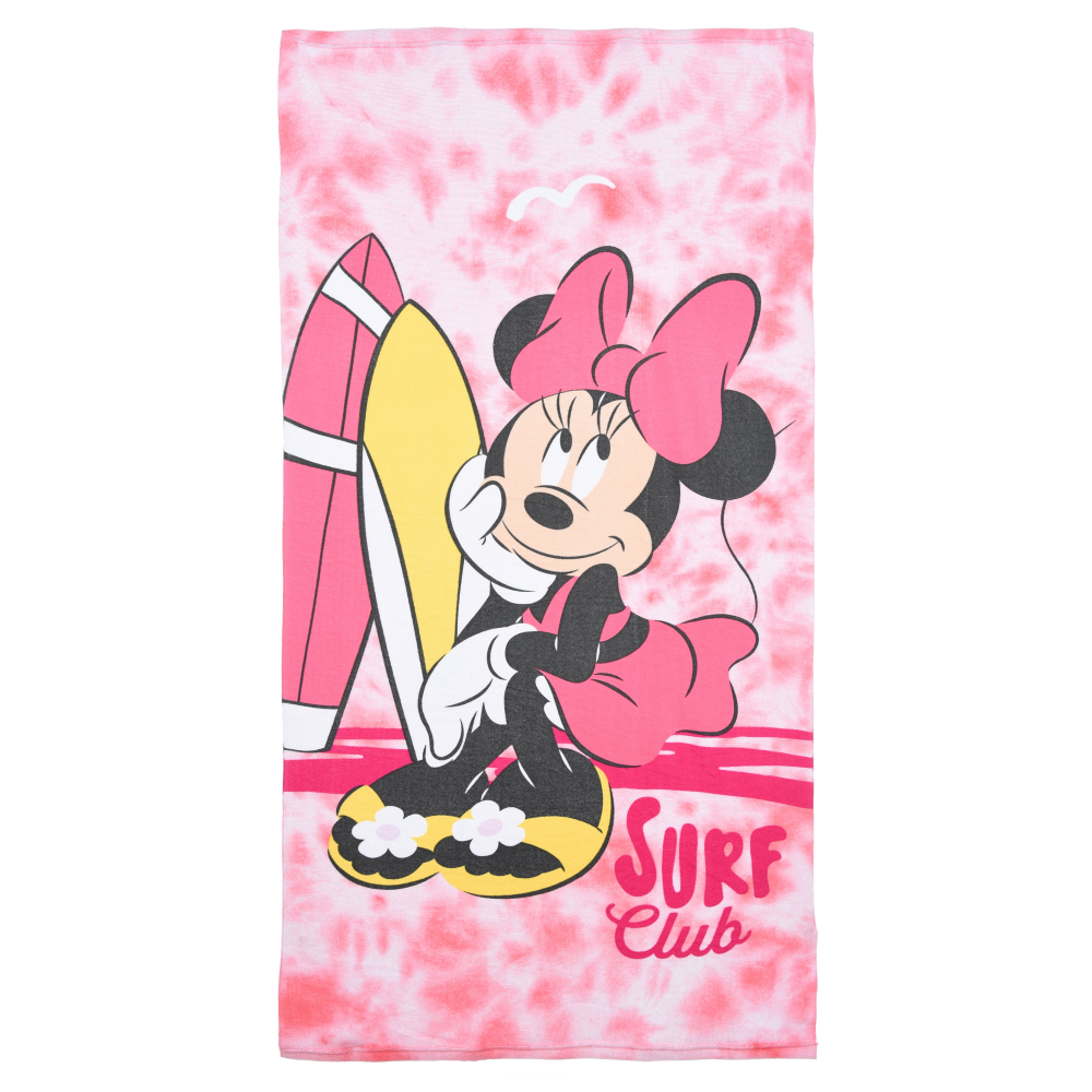 TELO MARE MINNIE DISNEY ASCIUGAMANO PER BAMBINI IN MICROFIBRA CM 140X70 - YE18093