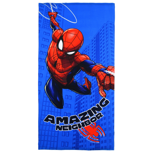 TELO MARE SPIDERMAN MARVEL ASCIUGAMANO PER BAMBINI IN MICROFIBRA CM 140X70 - YE18228